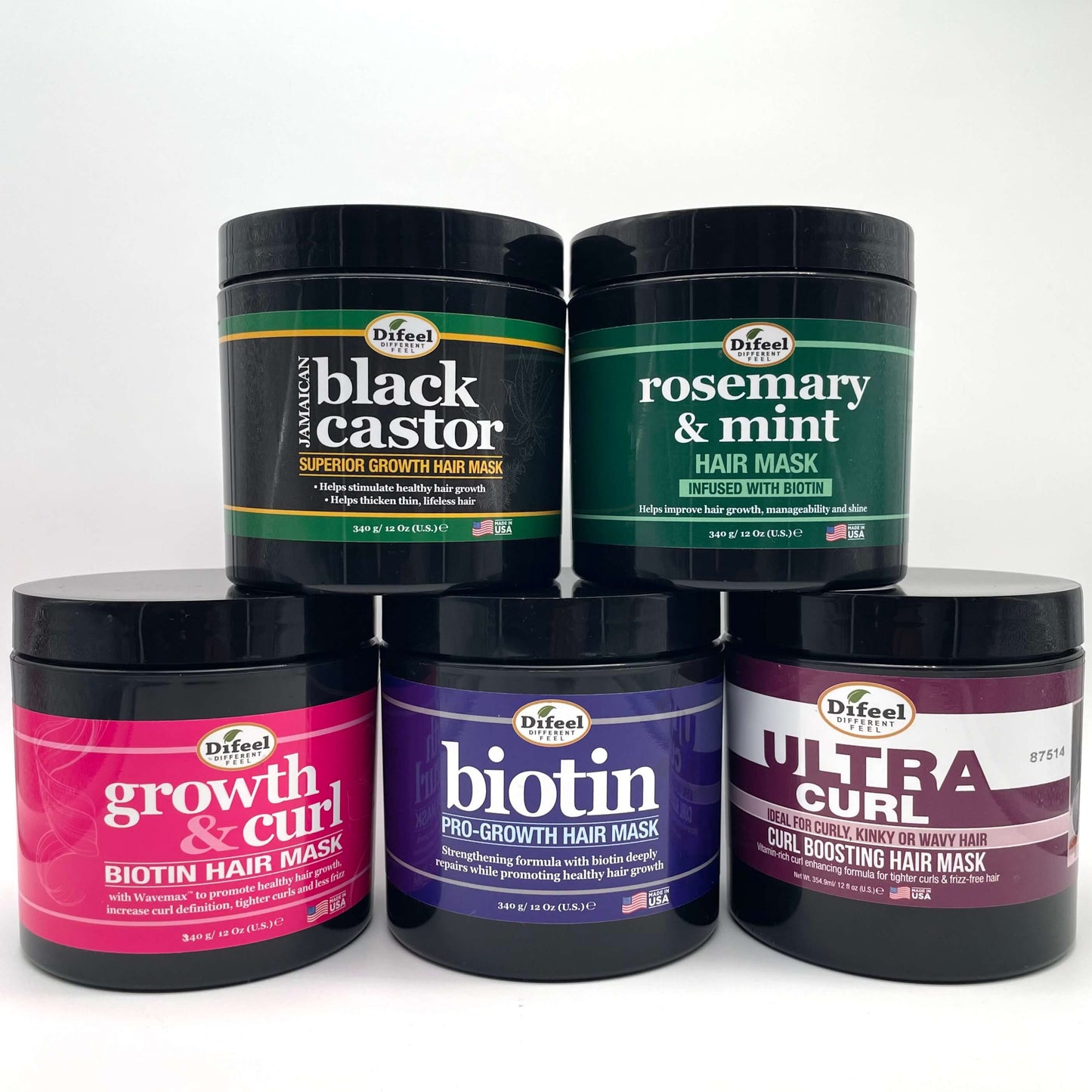 Difeel - Biotin Pro Growth Hair Mask 340 g