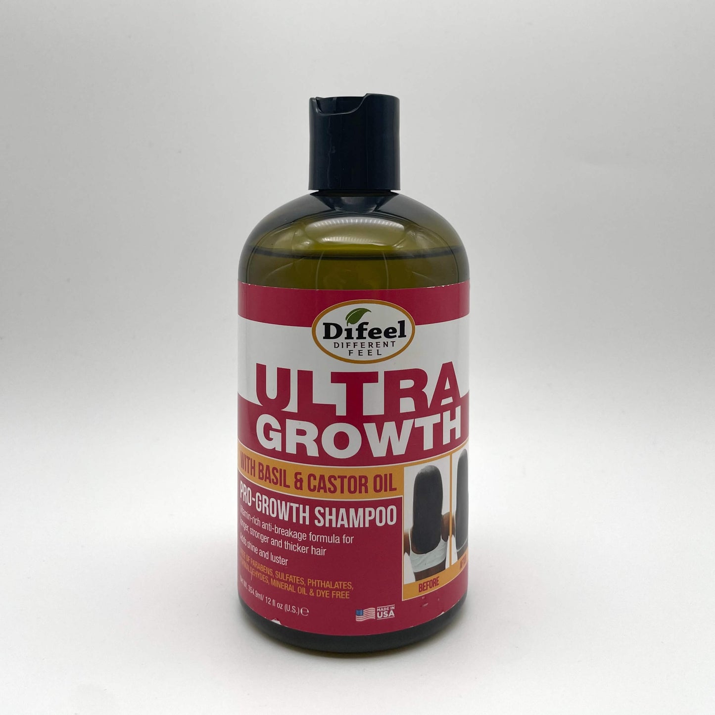 Difeel - Ultra Growth Pro Growth Shampoo With Basil 354.9 ml